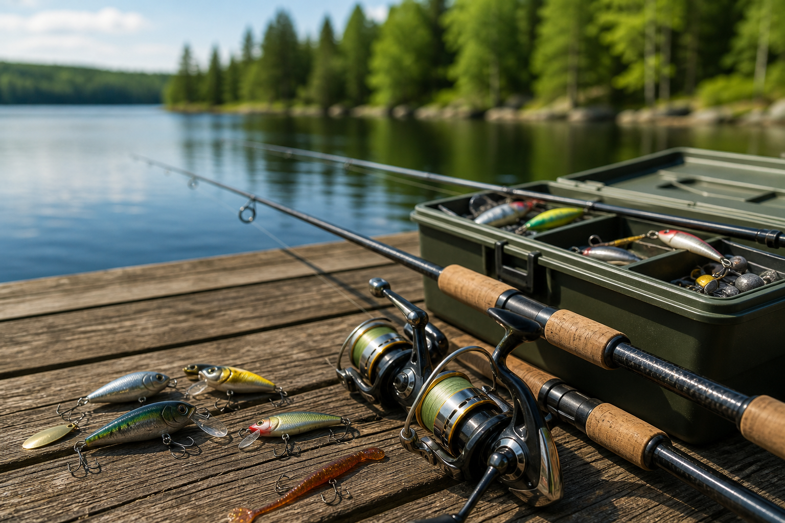 Aluguel de equipamentos de pesca